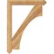 Ekena Millwork Westlake Arts & Crafts Rough Sawn Bracket, Western Red Cedar, 4"W x 34"D x 46"H BKT04X34X46WTL03RWR - alternate 4